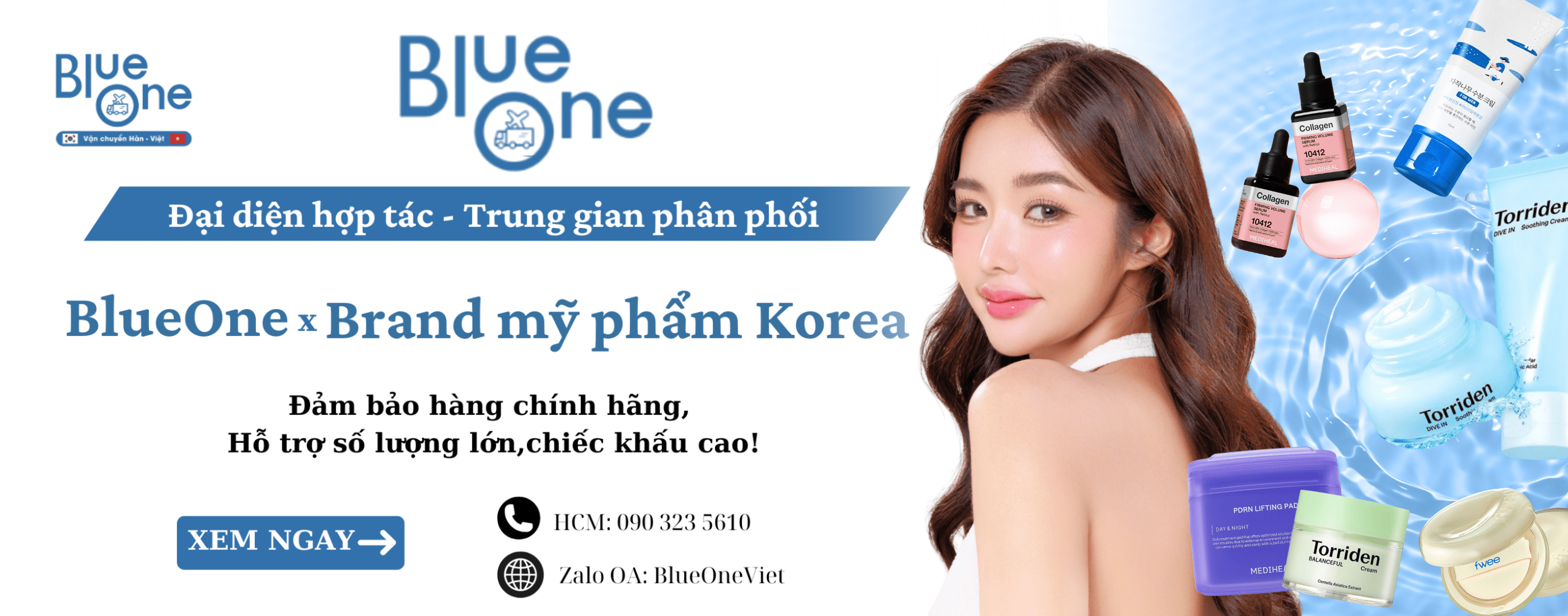 BlueOne x Brand mỹ phẩm Korea
