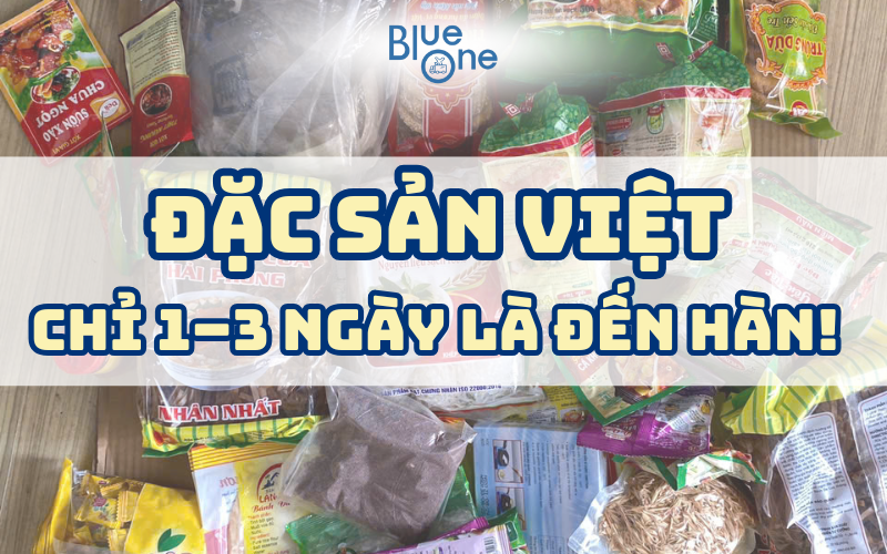 Vận chuyển thực phẩm khô sang Hàn nhanh chóng, an toàn